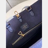 Onthego Louis Vuittons Cheap M47084 Navy Monogram Empreinte Bag