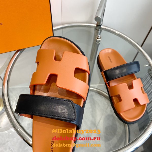 1:1 Mirror hermes men Chypre sandal Fashion