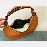 UK Fendi Fendigraphy leather shoulder hobo bag