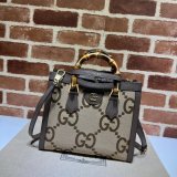 Gucci Fake Usa 660195 GG Canvas Diana Tote Bag