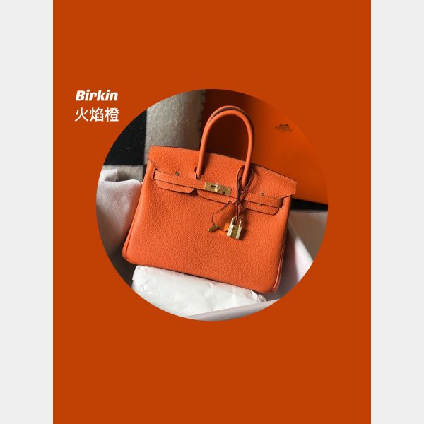 Quality Hermes Birkin UK 25CM TOGO Leather Handbags UK