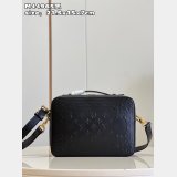 High Quality Handle Soft Top Qualitys Louis Vuitton M44965 Black Bag