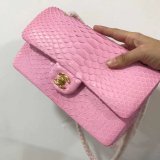 Luxury Perfect CC flap handbag snake skin 25.5cm