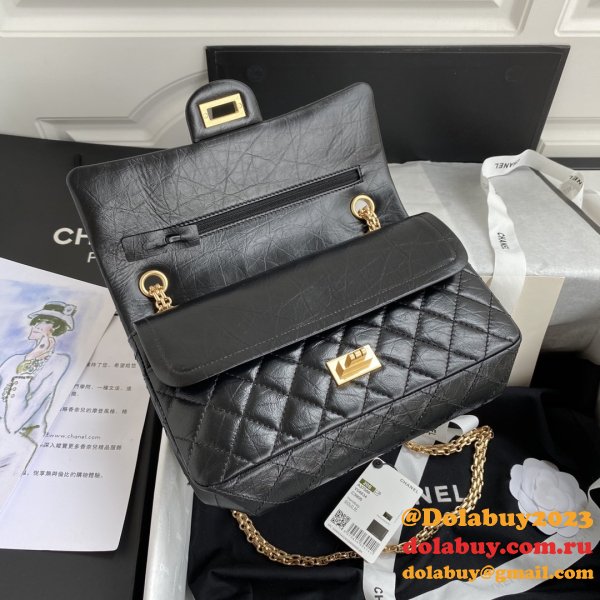 AAA+ CC 2.55 Flap Reissue Black Bag