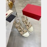 Copy VALENTINO ROCKSTUD FLAT CALFSKIN SANDAL WITH STRAPS