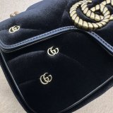 Affordable 446744 Black Marmont Top-Quality 7 Star Gucci Bags