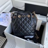 CC Top Quality vintage bucket Luxury Black bag