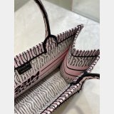 Designer Miss Dior Allover 1:1 Mirror Book Tote pink