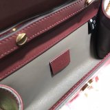 7 Star Gucci 564718 Strawberry Print Leather Zumi Mini Top Quality Bag