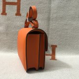 Hermes Constance Bag 18cm Epsom Leather Orange Luxury