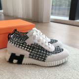 Top Quality HERMES MEN BOUNCING weave SNEAKER