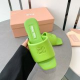 Perfect MiuMiu Bread Slippers Summer Perfect Sandals