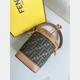 Knockoff Wholesale Fendi Mon Tresor FF small BUCKET BAG