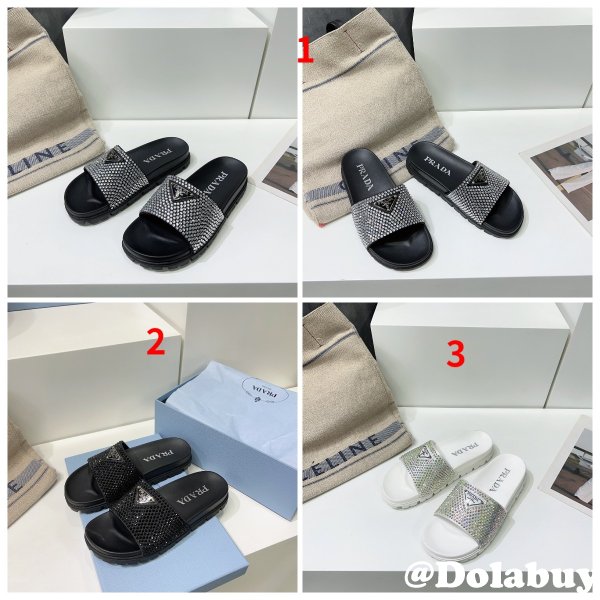 Our  Webstore Prada 1:1 Mirror High Quality Flat Sandals