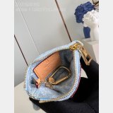 Key Pouch Monogram Denim M82961 7 Star Louis Vuitton Copy Bag