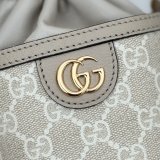 UK Gucci Ophidia Inspired Bucket Ebony Supreme 760199 Bag