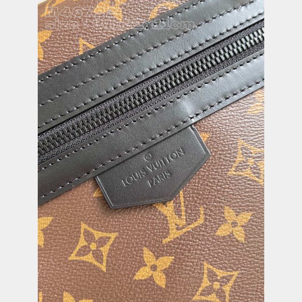 LV Copy Trail Messenger Monogram Macassar Canvas Men M46972 Top Quality Bag