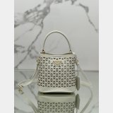 7 Star Prada Saffiano hollow basket women bag