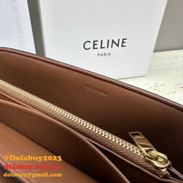 Celine Victoire Triomphe Canvas Tan 116593 Knockoff Bag