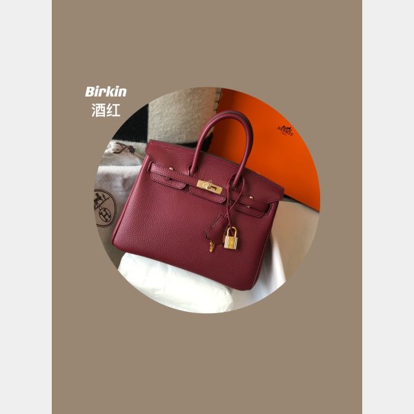 Quality Hermes Birkin UK 25CM TOGO Leather Handbags UK