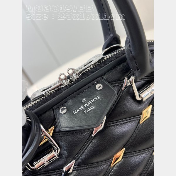 Fake M83019 Nano Alma Malletage High Copy Louis Vuitton Black Bag