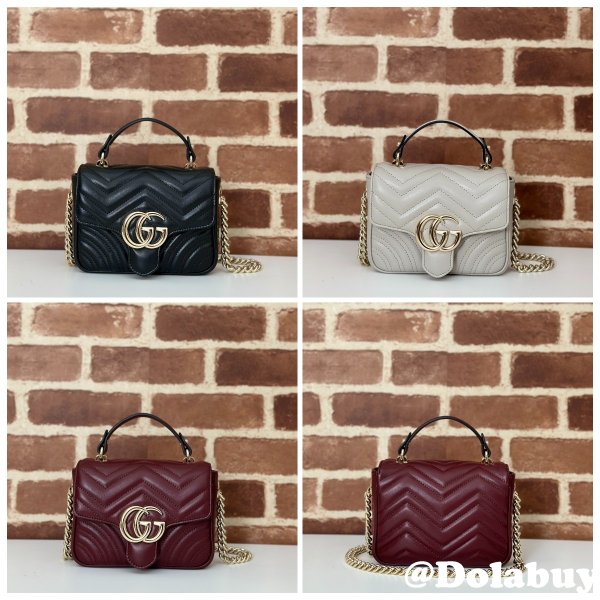 Cheap GG Marmont Gucci 811238 Top Handle Knockoff Bag