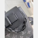 Steamer PM Monogram Eclipse Canvas M46953/ M24436 Louis Vuitton Wholesales Men Bags