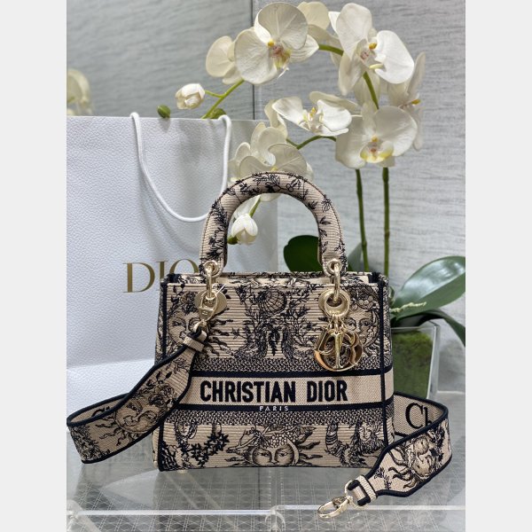 Designer Lady D-Lite Soleil Lady Dior 7 Star 24cm Bag