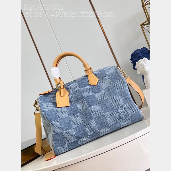 1:1 UK Speedy 40 Bandoulière Damier Luxury Fake Men Louis Vuitton Bag