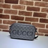 High Fashion Gucci 768391 Shoulder Grey and Black High Quality bag Bag