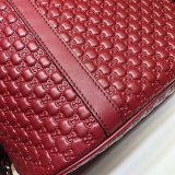 7 Star Gucci Copy Leather Convertible Micro GG Dome 449663 Bag