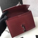 Saint Laurent AAA+ High Quality bags Shoulder 377057 Black/Red Bags