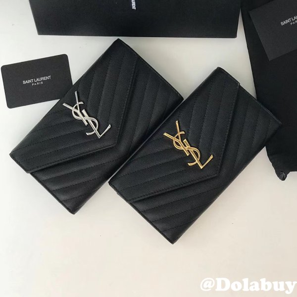 Saint Laurent YSL 403943 Monogram Compact Clutches Perfect