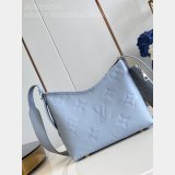 Designer Louis Vuitton CarryAll M46288 Replica Embossing Blue Bag