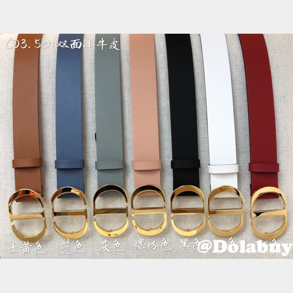 UK Knockoff Christian Dior 3.5CM Multi-color Belts