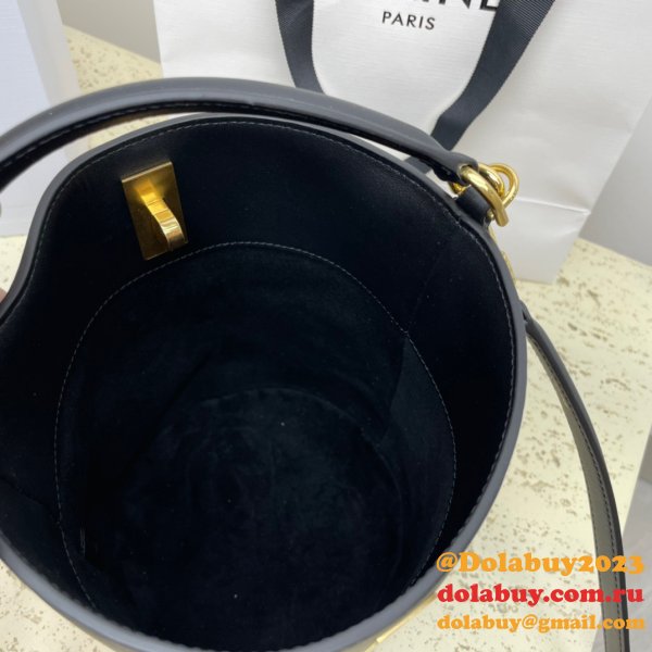 UK Celine Perfect Perfect Quality Teen Bucket Triomphe Bag