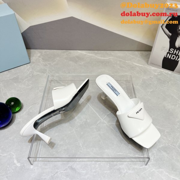 Top Quality Duplicate Wholesale PRADA LEATHER SLIPPERS