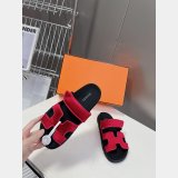 Luxury 2024 Hermes Inspired Chypre Sandal High Quality Shoes