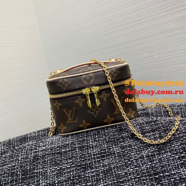 Louis Vuitton Nice Nano Monogram M44936 Brown Fashion