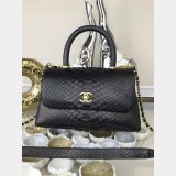 AAA+ CC COCO HANDLE SNAKE SKIN HANDBAG 25CM