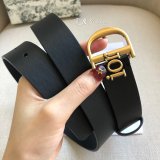 High Quality Christian Dior AAA Belts red/black/brown 30mm 1:1 Mirror