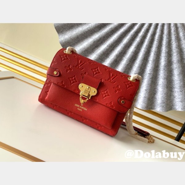 Louis Vuitton Fashion Vavin BB M44553 Red Monogram Empreinte Leather