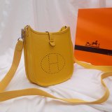 Hermes Evelyne Yellow Messenger Medium Bag Designer