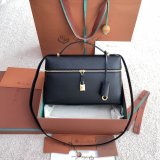 AAA+ LORO PIANA Extra Bag L27 Epsom leather