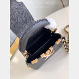 Buy Outlet Perfects Louis Vuitton Capucines M48865 Black Bag