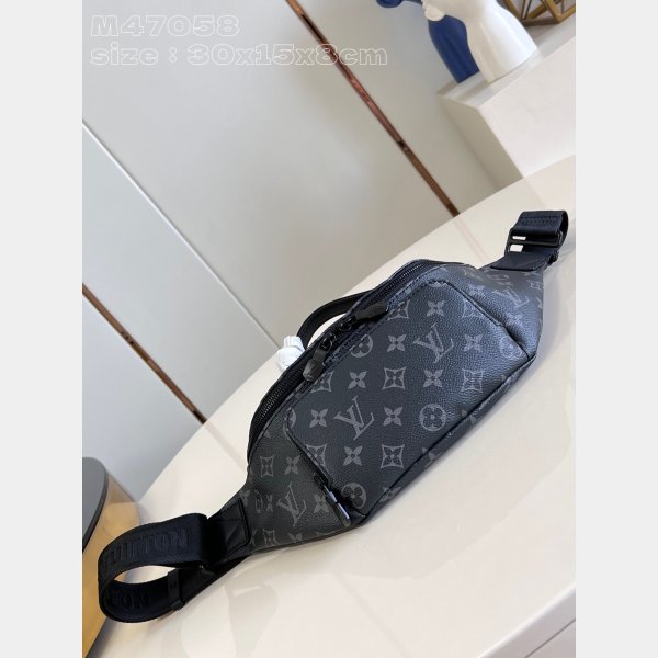 Louis Vuitton M47058 Rush Bumbag Black Flowers Shadow Fashion Bag