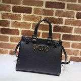 High Quality Leather Gucci 569712 Zumi Small Top Handle Copy Bag