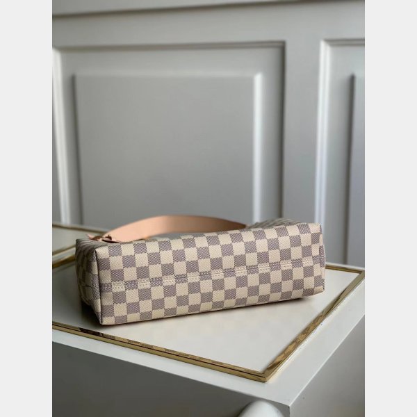 Louis Vuitton Luxury Graceful PM N42249 Damier Azur 1:1 Mirrors