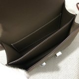 Hermes Constance Bag 18cm Epsom Leather Dark grey Designer