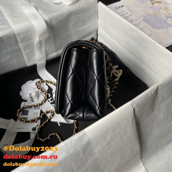 Shop 1:1 Mirror AS4973 1:1 Mirror Shoulder Black/White Bags